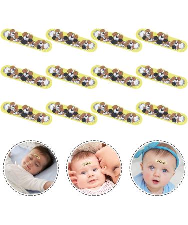 Kisangel Kid Stickers 140 pcs Liquid Indicator Strips for Forehead Fever - Yellow Brownx7pcs - Buy Online on GoSupps.com