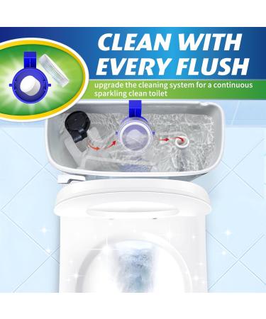 Self-Cleaning Toilet Bowl Cleaner System - 4 Pack Automatic Economical Slow-Release Tablets for Up to 6 Months Freshness - Buy Online on GoSupps.com