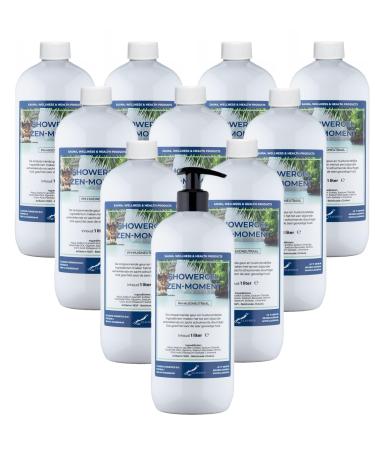 Claudius Claudius Zen Moment Shower Gel 10 x 1 L with 1 Pump (White)