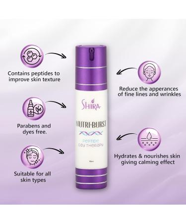 Buy Shira Nutriburst Peptide Day Therapy (50ml) - Anti-Aging Face Cream with Peptides & Hyaluronic Acid for Youthful Skin - International Shipping Available - Buy Online on GoSupps.com