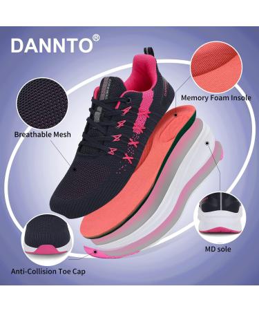 Dannto Women's Lightweight Running Shoes - Dark Blue | Athletic Sneakers for Gym, Tennis & Casual Fashion - Buy Online on GoSupps.com