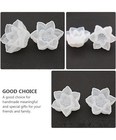 jojofuny Silicone Mold Candle Silicone Mold Resin Molds Resin Craft Lotus Diy Mold Accessories Charm - Buy Online on GoSupps.com