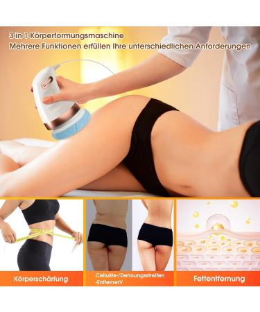 Anti Cellulite Massager - Stay Relax Sculpt | Body & Leg Massage Device with 6 Washable Pads | Adjustable Strengths for Effective Lipedema Treatment - Buy Online on GoSupps.com