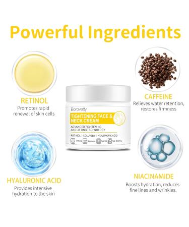 Borovetty Neck Cream Neck Creams for Tightening and Firming Wrinkle Cream for Women Skin Tightening Cream for Face Neck Chest & D collet . - Buy Online on GoSupps.com
