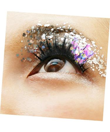 minkissy 6 Pairs Fluorescent False Eyelashes Glitter Lashes Glitter Eyelashes Lashes with Glitter False Lashes Lashes Cosmetic Lashes High-grade Fiber 3d Decorate Dense - Buy Online on GoSupps.com