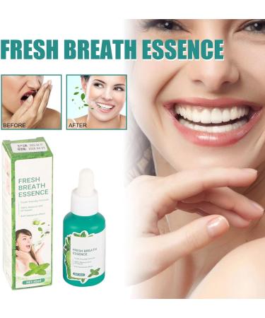 2pcs Bad Breath Eliminating Serum - Mint Purify Odor Herbal Extract - Portable Treatment for Adult Mouth Smell - Mild and Effective - Buy Online on GoSupps.com