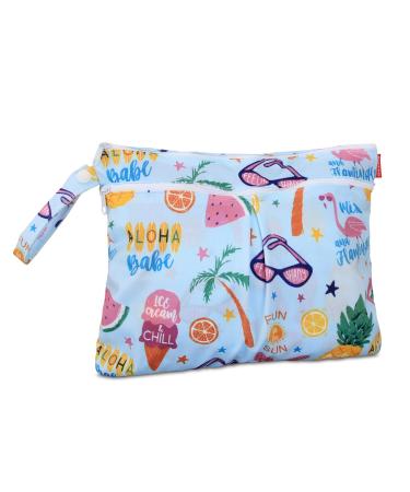 Damero Reusable Wetbag Diaper Bag - Perfect for On-the-Go Baby Essentials & Dirty Clothing | Small Size for Summer Vacations - Buy Online on GoSupps.com