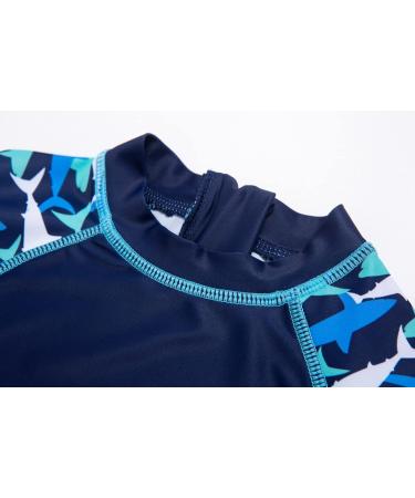 Bonverano Baby Boys Swimsuit | UPF 50+ Sun Protection | 6-9 Months | Surf Shark Design - Buy Online on GoSupps.com