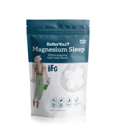 BetterYou Magnesium Sleep Kids Bath Flakes - Body Soak for Little Ones - Whizz-Popping Granules - Encourages Enjoyable Tub Experience - Soothing Blend Promotes Better Rest - Refreshes Skin - 1.6 lbs - Buy Online on GoSupps.com
