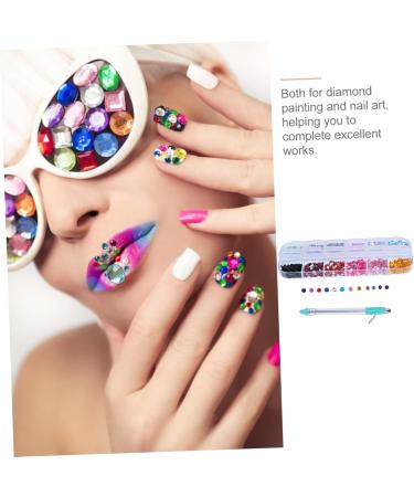 MAGICLULU 2 Sets Manual Drilling Pen Nail Art Pen Materiales Para U as Kit De Manicura Rhinestone Pointing Pen Nail Kits Rhinestone Painting Tool Pc Nail Supplies Diamond Manicure - Buy Online on GoSupps.com