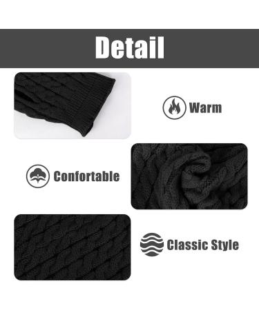 Moorle Dog Sweater for Small & Medium Dogs Warm Knitted Turtleneck Winter Sweater in Black | XL Sizes for Pets - Buy Online on GoSupps.com