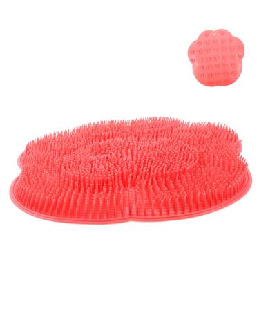 FOMIYES Back Cleaning Scrubbers Pink Foot Scrubber Pad Shower Foot Cleaner