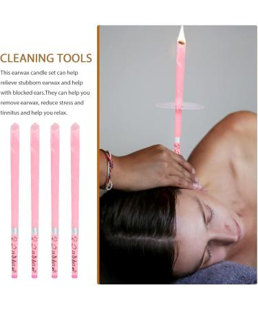 minkissy Ears Candle Wax Removal Set Ears Candlings Wax Removal Tool Ear Clean Candle Earwax Cleanings Kit for Ear Cleanings Red - Buy Online on GoSupps.com