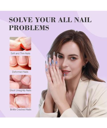 500PCS Saviland Long Coffin Soft Gel Nails Tips Kit - Full Cover False Clear Fake Nail Extension for Manicure Salon & Home DIY - Buy Online on GoSupps.com
