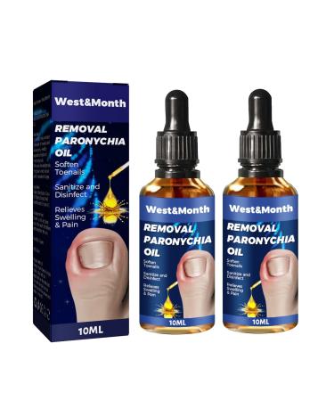 German Toenailcare Removal Paronychia Oil, Nail Renewal Liquid for Damaged & Discoloration Nail,Toenail Treatment Oil for Repair and Improve Toenail Health-2pcs