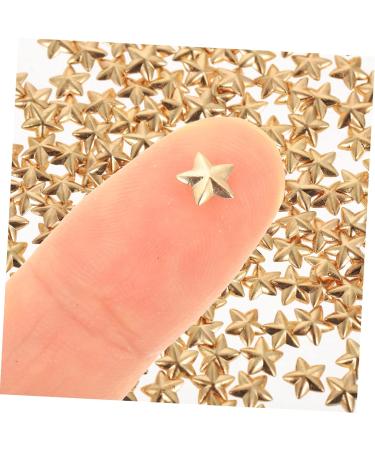 Beaupretty Fruit Double-sided five-pointed star Nail crystal rhinestones flat back star charms small rhinestones hotfix tool fruit decor Manicure Decoration Zinc alloy crafts 3d Crystal 0.1X0.5X0.5CM Golden - Buy Online on GoSupps.com
