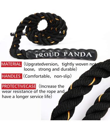 2LB/3LB/5LB Weighted Jump Rope for Men & Women - Heavy Skipping Rope for Total Body Workouts, Power Training & Muscle Building - Upgraded Edition Fitness Tool - Buy Online on GoSupps.com