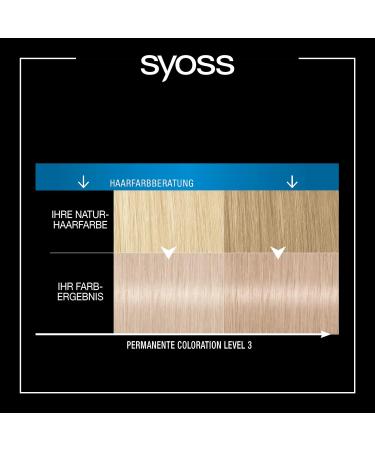 Syoss Color 10_13 Scandi Blond Hair Color - Anti-Yellowing 70% Less Breakage Pack of 3 (3 x 115ml) - Cool Blonde Shade - Buy Online on GoSupps.com