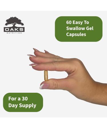 Oaks Nutrition Premium 15-in-1 Sea Moss Multivitamin with Black Seed Oil, Ashwagandha, Turmeric, Bladderwrack, Burdock, Elderberry, Vitamin C & D3, Manuka Honey & ACV 60 Capsules - Buy Online on GoSupps.com