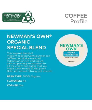Newman's Own Organics Coffee K-Cup Pods Special Blend (100 ct.) - Buy Online on GoSupps.com