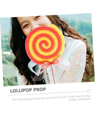 CHILDWEET 2pcs Lollipop Model Giant Fake Lollipops Christmas Lollipop Decorations Large Lollipop Ornaments Faux Lollipop Decor Birthday Lollipops Big Lollipop Prop Toy Studio Photo Plastic - Buy Online on GoSupps.com