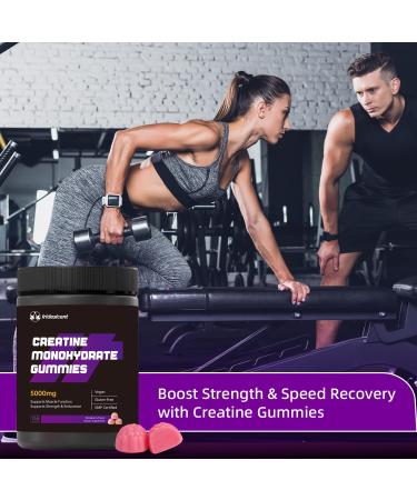 IRIDESICENT Creatine Monohydrate Gummies 5000mg Creatine for Women and Men Strawberry Gummies - Buy Online on GoSupps.com