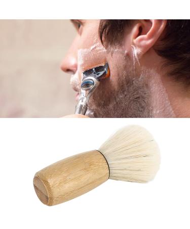 Men's Ergonomic Wooden Shaving Brush | Soft Hair Facial Care Tool for Home Barber Shop - Buy Online on GoSupps.com