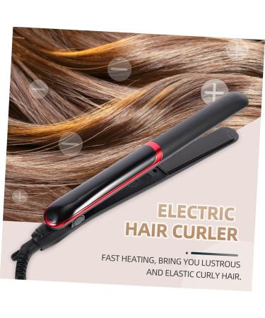 Dual-Purpose Hair Straightener & Curler - Portable Adjustable Temperature Flat Iron for Girls - Buy Online on GoSupps.com