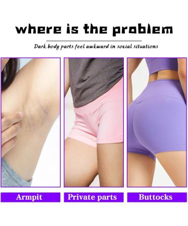 Underarm Whitening cream pink private intimate area relief 60 ml sexy pink cream for knees neck elbows inner thighs private and sensitive areas 2 pieces - Buy Online on GoSupps.com