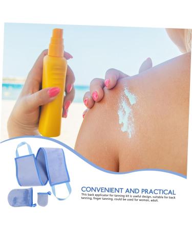 POPETPOP 1 Set Gloves Back Tanning Applicator for Adult Lotion Back Applicator Back Applicator for Tanning Lotion Applicator for Back Self Tanning Mitt Applicator Thumb Flocking - Buy Online on GoSupps.com
