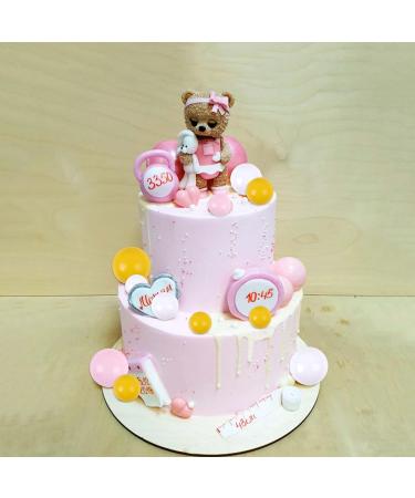 Blumomon 60Pcs Balls Cake Topper DIY Cake Insert Toppers Ball Cake Picks Cupcake Topper for Birthday Party Baby Shower Wedding Cake Decoration(Yellow+Pink+White) Yellow/Pink/White - Buy Online on GoSupps.com