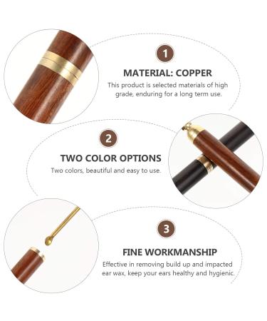 2 Pcs Healvian Ear Scraper Set with Storage Box - Ear Picks & Spoon for Earwax Removal and Cleansing (Random Color) - Buy Online on GoSupps.com