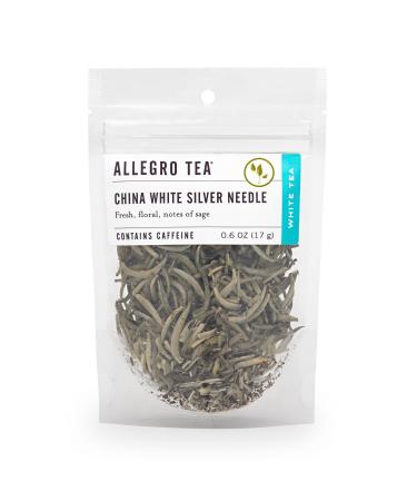 Allegro Tea, China White Silver Needle, Loose Leaf Tea, 0.6 oz