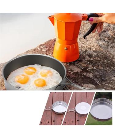 THRU Pan Non-stick Frying Pan Camping Cooking Pot Cooking Utensils - Buy Online on GoSupps.com