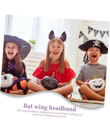 Healeved Adult Halloween Headband Women Headbands Bat Headband for Women Halloween Headband Women Womens Halloween Headband Headdress Halloween Wing Headband Halloween Hairband - Buy Online on GoSupps.com