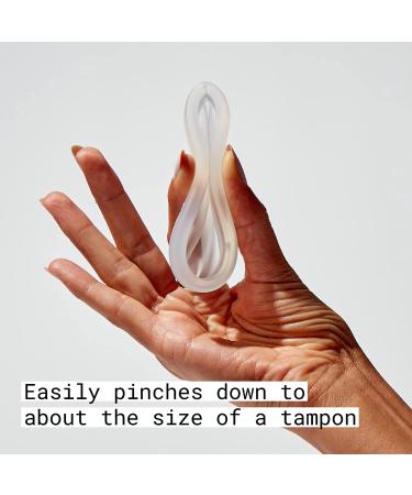 Flex Reusable Menstrual Disc - Medical-Grade Silicone - 10 Year Lifespan - Includes Carrying Pouch & 2 Free Discs - Buy Online on GoSupps.com