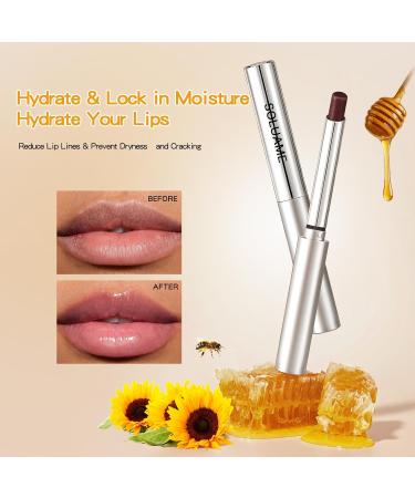 SOLUAME Lipstick Black lipstick tinted lip balm for all skin tones Create a glamorous makeup Versatile colors and moisturizing lips 19 g x 2 pieces honey lipstick 19 g 2er Pack black - Buy Online on GoSupps.com