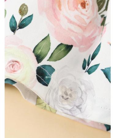 Puseky Toddler Baby Girls Floral Print Dress & Cardigan Set 12-18 Months - Pink - Buy Online on GoSupps.com