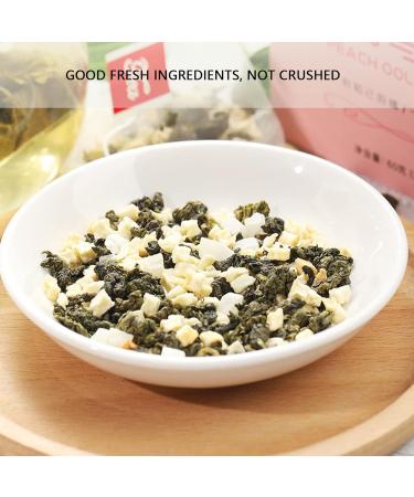 Peach Oolong Tea 20 Count Peach Oolong Tea Pure Natural Dried Fruit Individual Package Tea for Home 60g - Buy Online on GoSupps.com