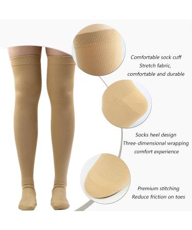 MDRCG Compression Stockings - 3 Pairs for Men & Women - Support Socks for Sports Flight & Maternity - XL B Size - Buy Online on GoSupps.com