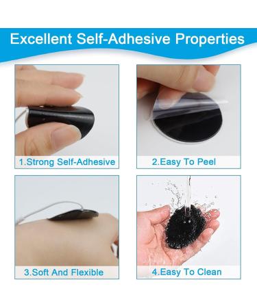 THER TESN Electrodes Pads - 20 Reusable 4x4 cm TENS-EMS Electrode Pads with 2mm Plug-in Connection Perfect for TENS Devices & EMS Trainers - International Shipping Available - Buy Online on GoSupps.com
