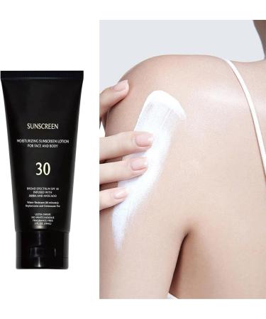 Moisturizing Sunscreen Protective Lotion Spf 30 Sun Protection for Normal Skin Moisturizing and Water-Resistant Sunscreen Water-Resistant - Smooth & Even Complexion 59ml (3PCS) - Buy Online on GoSupps.com