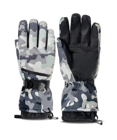 Jogoo Winter Warm Ski Gloves,3M Thinsulate Snow Snowboard Gloves for Men Women,Touchscreen Cold Weather Waterproof&Windproof with Pocket Large - Buy Online on GoSupps.com