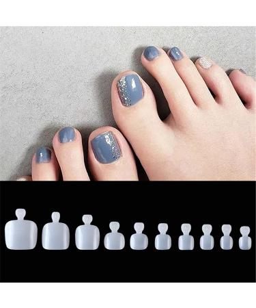 100 Pieces Acrylic Full Cover Toenail Tips - Wrong Toenail Solutions for Perfect Pedicures | International Shipping - Buy Online on GoSupps.com