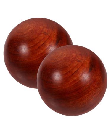 Collbath 2st Woodwork Fitness Ball Massage Ball Massage Chinese Stress Exercise Balls Crafting Ball Handmilling ball wooden ball Handy Gymnasium Ball 5*5cm As shown