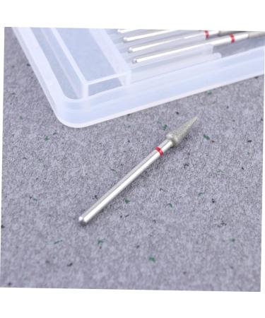 SOESFOUFU 1 Box Cylinder Head Grinding Head Polisher Nail Drill Manicure Head Grinding Head for Nail Manicure Tools Nail Goue Diamond Nail Drill Bits Nail Polisher Alloy Drill Set To Rotate - Buy Online on GoSupps.com