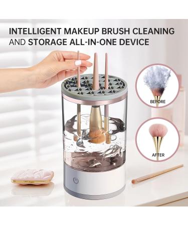 GWF Brushly Pro Electric Makeup Brush Cleaner - Automatic Spinning Cosmetic Brush Cleaner for All Sizes - 2024 Model (Black - Buy Online on GoSupps.com