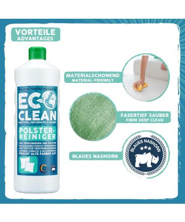 Eco Clean Upholstered Cleaner 3x1L Set | Effective Sofa & Car Seat Cleaner | Gentle Antistatic Upholstery Foam - Buy Online on GoSupps.com