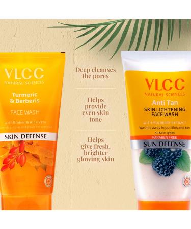Turmeric & Berberis Face Wash Combo Pack of 2 - Brighten & Refresh Your Skin | 150 ml - Buy Online on GoSupps.com