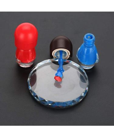 Glass Palette Cosmetic Mixing Plate - Reusable Round Glass Sheet for Nail Salon Design - Buy Online on GoSupps.com